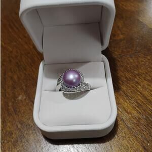Honora Pearl Sterling Pearl Ring Size 9